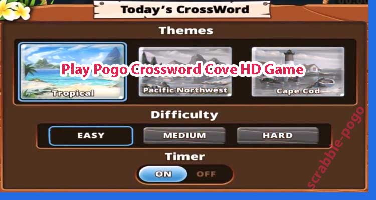 Play Pogo Crossword Cove HD Game